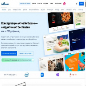 Скриншот главной страницы сайта nethous.ru