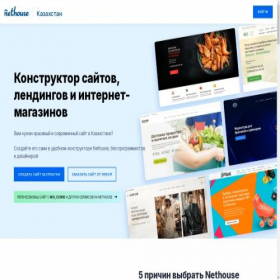 Скриншот главной страницы сайта nethouse.com