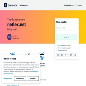Скриншот главной страницы сайта netlex.net
