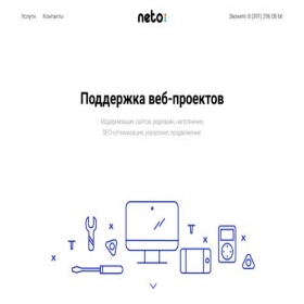 Скриншот главной страницы сайта neto.ru