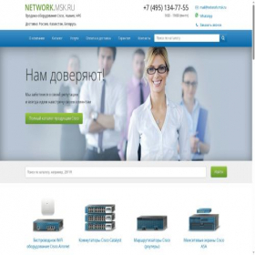 Скриншот главной страницы сайта network.msk.ru