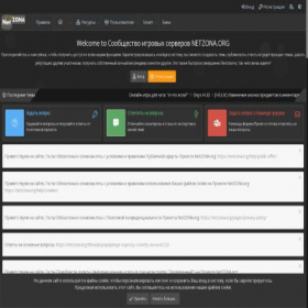 Скриншот главной страницы сайта netzona.org