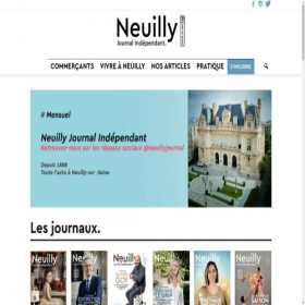 Скриншот главной страницы сайта neuillyjournal.com