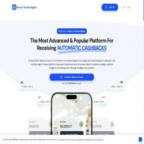 Скриншот главной страницы сайта neuratech.global
