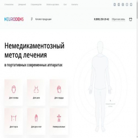 Скриншот главной страницы сайта neurodens.ru