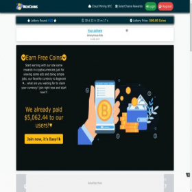 Скриншот главной страницы сайта nevcoins.club