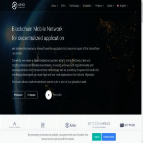 Скриншот главной страницы сайта new.enecuum.com