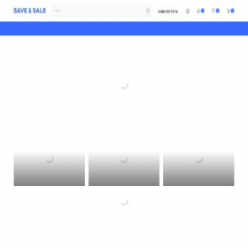 Скриншот главной страницы сайта new.savensale.ru