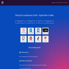 Скриншот главной страницы сайта newaysmm1.online
