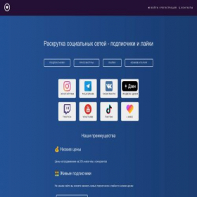 Скриншот главной страницы сайта newaysmm2.ru