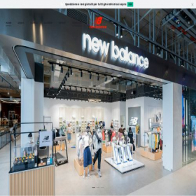Скриншот главной страницы сайта newbalance.co.it