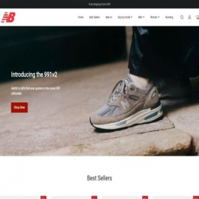 Скриншот главной страницы сайта newbalancedok.com