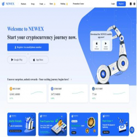 Скриншот главной страницы сайта newexcoin.com