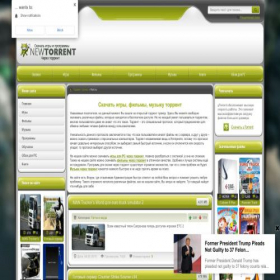 Скриншот главной страницы сайта newtorrent.at.ua