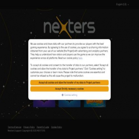 Скриншот главной страницы сайта nexters.zendesk.com