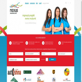Скриншот главной страницы сайта nexusnet.md