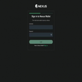 Скриншот главной страницы сайта nexuswallet.pro