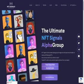 Скриншот главной страницы сайта nftcrypto.io