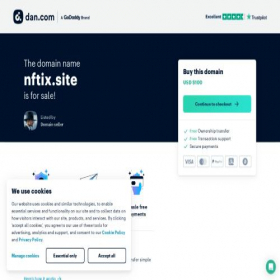 Скриншот главной страницы сайта nftix.site