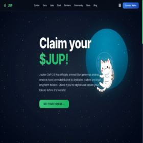 Скриншот главной страницы сайта nftrewardsjupiter.com