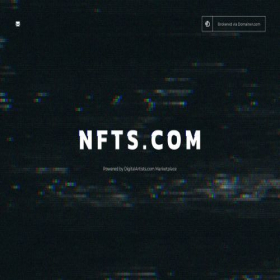 Скриншот главной страницы сайта nfts.com