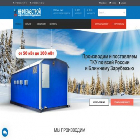Скриншот главной страницы сайта ngs-info.ru