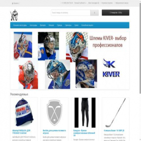 Скриншот главной страницы сайта nhl-hockey.ru
