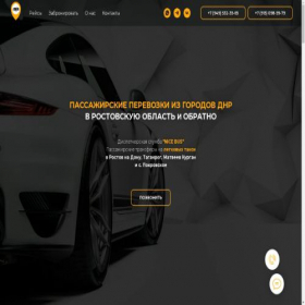 Скриншот главной страницы сайта nice-bus.ru
