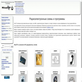 Скриншот главной страницы сайта nice.artip.ru