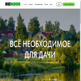 Скриншот главной страницы сайта niceogorod.ru