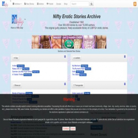 Скриншот главной страницы сайта nifty.org