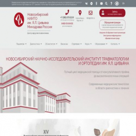 Скриншот главной страницы сайта niito.ru