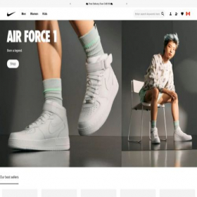 Скриншот главной страницы сайта nikecanadaca.com
