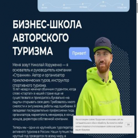 Скриншот главной страницы сайта nikolay-strannik.ru