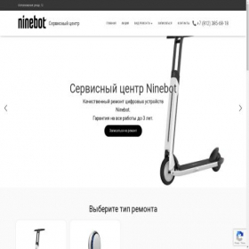 Скриншот главной страницы сайта nineboot.service-dst.ru