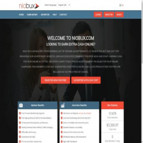 Скриншот главной страницы сайта niobux.com