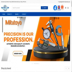 Скриншот главной страницы сайта niolin-industrial.com