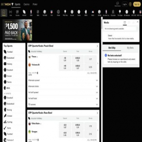 Скриншот главной страницы сайта nj.betmgm.com