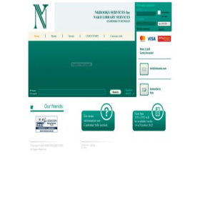Скриншот главной страницы сайта nkbooksellers.com