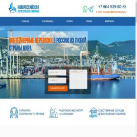 Скриншот главной страницы сайта nlccompany.ru