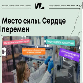 Скриншот главной страницы сайта nlstore.com
