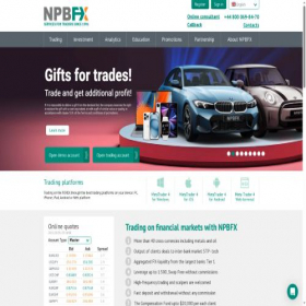 Скриншот главной страницы сайта nmarkets.org