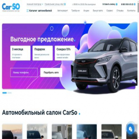 Скриншот главной страницы сайта nn.carso.ru