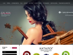 Скриншот главной страницы сайта nn.galara.ru
