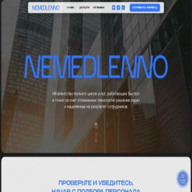 Скриншот главной страницы сайта nnhr.ru