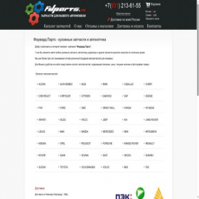 Скриншот главной страницы сайта nnovgorod.fdparts.ru