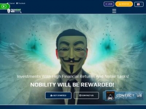 Скриншот главной страницы сайта nobleddos.com