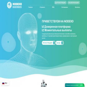 Скриншот главной страницы сайта nodexo.boats