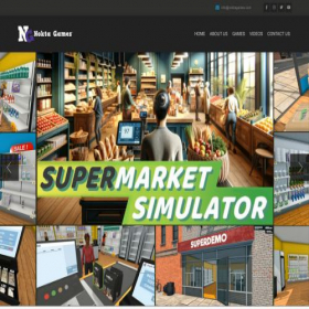 Скриншот главной страницы сайта noktagames.com