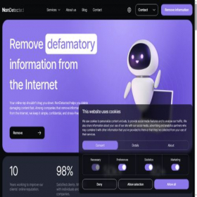 Скриншот главной страницы сайта nondetected.com